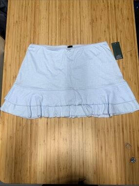 wild fable Light Blue Ruffled Mini Skort